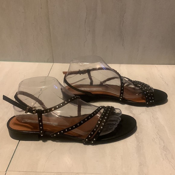 & Other Stories Women's Black Studded Summer Sandals Size 9.5 - Picture 3 of 15